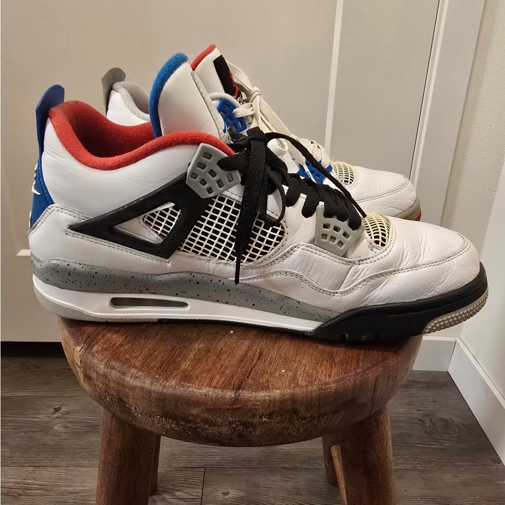 Air Jordan Retro 4 SE What The 4 Sneakers. Great condition!! - Picture 8 of 10